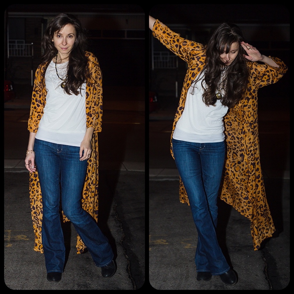 EUC Spell & the Gypsy Collective Amber Wild Ones Duster/Kimono